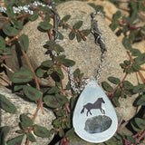 Purple Chalcedony Necklace