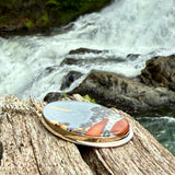 Maligano Jasper Reversible Landscape Necklace