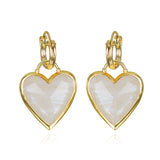 Framed Heart Huggies