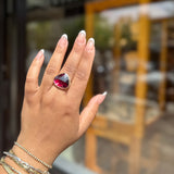 Lotus Rhodolite Garnet