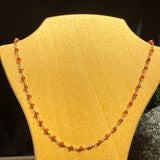 Gemstone Bead Chain Necklace