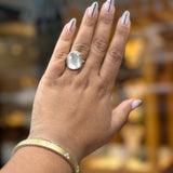 Clear Quartz Cocktail Ring
