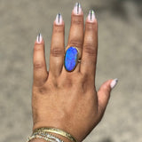 Large Vertical Oval Boulder Opal