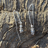 Sterling Triple Herkimer Threaders