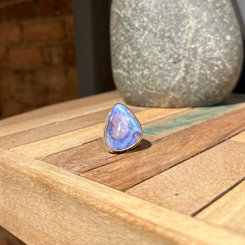 Asymmetrical Boulder Opal