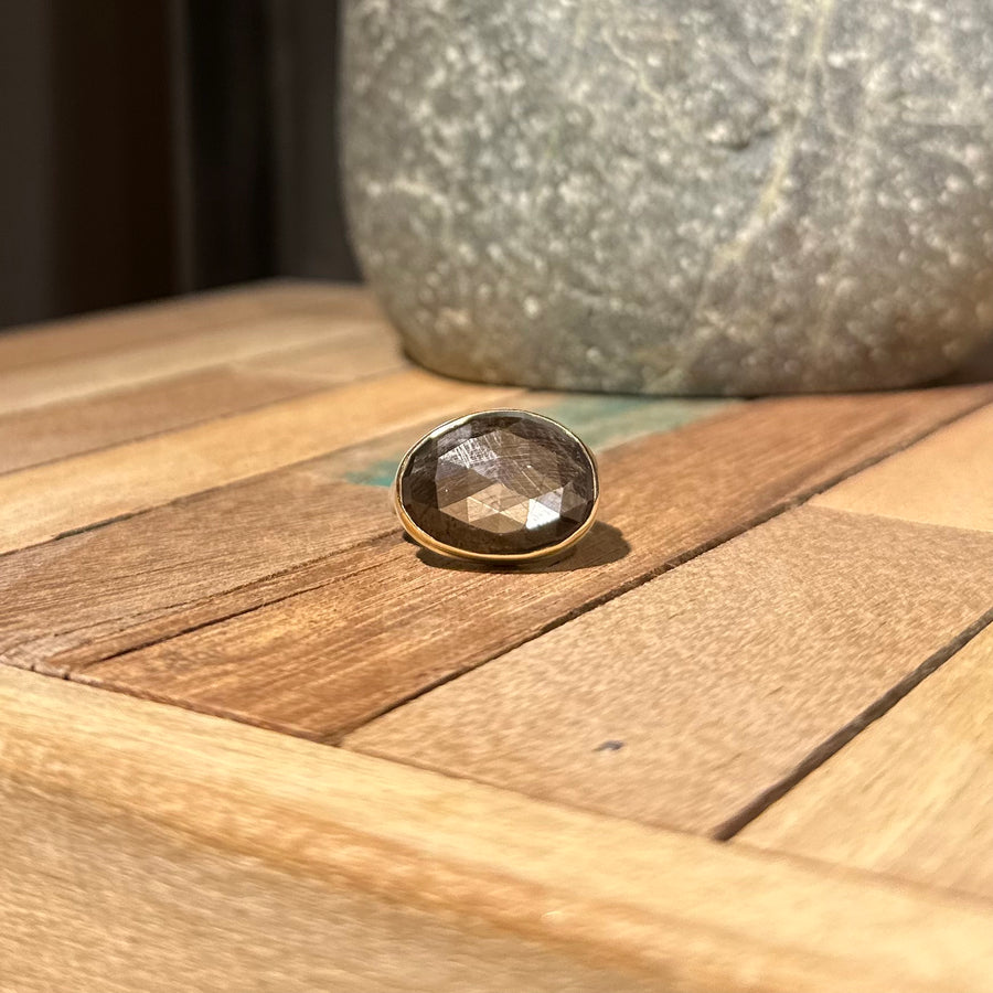 Faceted Oval Brown Sapphire