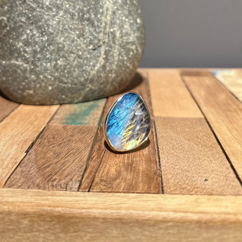 Large Blue Rainbow Moonstone