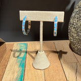 Bamboo Hoop Earrings