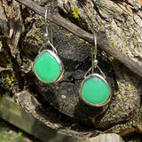Bezeled Earrings