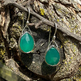 Bezeled Earrings