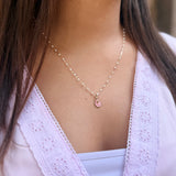 Fuchsia Rose Pendant
