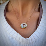Intaglio Mushroom Necklace