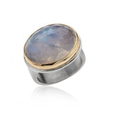 Rainbow Moonstone Ring