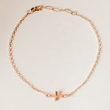Itty Bitty Cross Link Bracelet