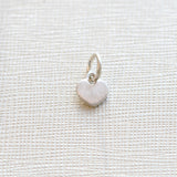Itty Bitty Flat Heart Charm