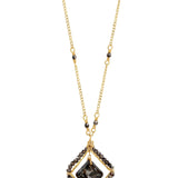 Black Diamond Crystal Necklace