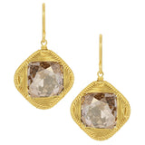 Gold Fill Diamante Earrings