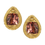 Pomegranate Cocoon Stud Earrings
