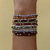 March Aquamarine and Rondelle Bracelet