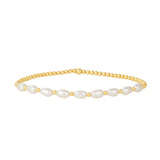 2MM Signature Bracelet with Rice Pearl