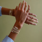 2MM Signature Bracelet with Rice Pearl