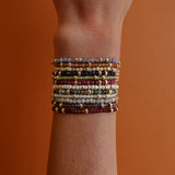 July Ruby and Rondelle Bracelet