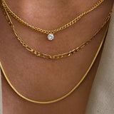Bardot Stud Charm Necklace