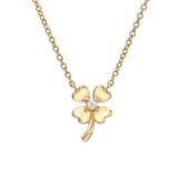 Petite Four Leaf Clover Necklace