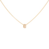Small Diamond Pave Boulder Bead Charm