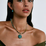 Daphne Beaded Turquoise Mix Necklace