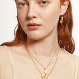 Sylve Necklace W/ Citrine and Pearl