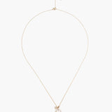 14k Keshi Pearl and Sliced Champagne Diamond Necklace