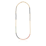 Pasi Earth Beaded Necklace- 22"