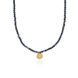 Medium Pendant Dumortierite Bead Necklace