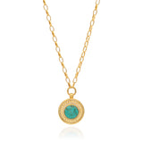 Luna Pendant Necklace-Gold