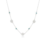 La Flor Necklace- Silver