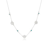 La Flor Necklace- Silver