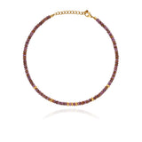 Jacaranda Bead Necklace