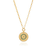 Flora Medallion Necklace