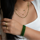 *Limited Edition* Chrome Diopside Wrap Bracelet Necklace