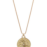Large Sun Lotus Necklace