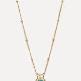 Turquoise Sunburst Necklace