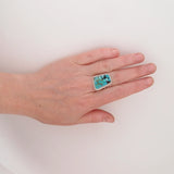 Hubei Turquoise Geo Ring #1