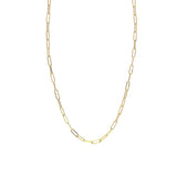 2mm Delicate Paperclip Chain Necklace