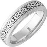 6mm Serinium Dome 3 Knots Milgrain