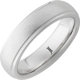 6mm Serinium Stone Finish Ring