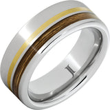 8mm Serinium Flat 1mm 14KY 2mm Bourbon