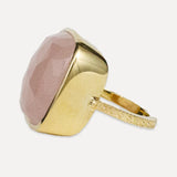 Rose Quartz Monterey Ring