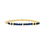 September Blue Sapphire and Rondelle Bracelet