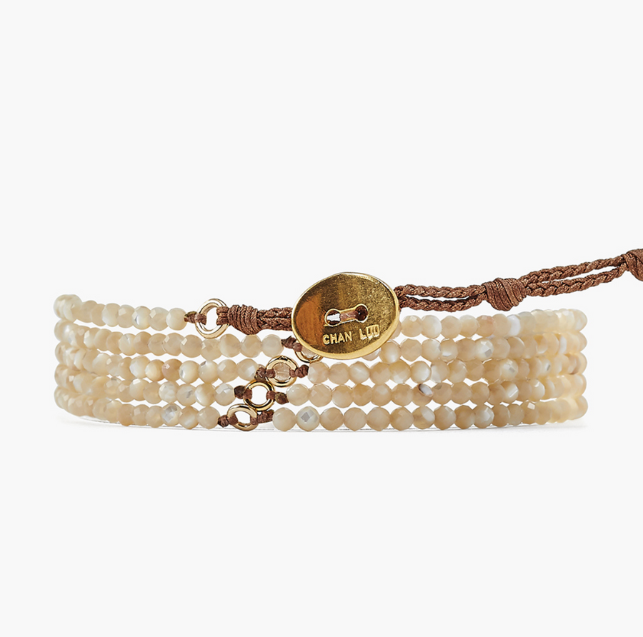 Natural Stone Wrap Bracelet